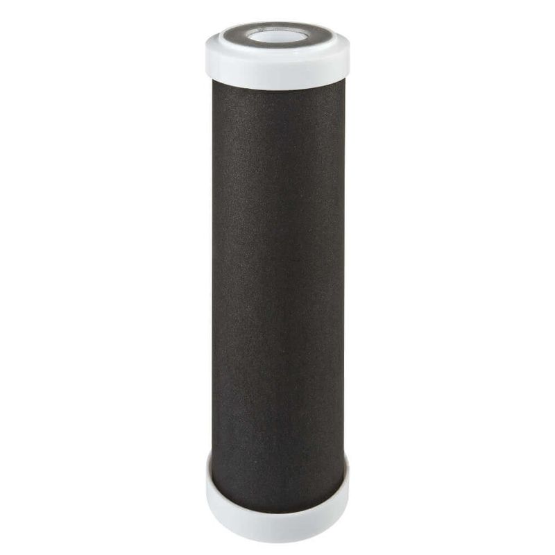 0.3 Micron Silver Impregnated Bacteriostatic Carbon Block CASE Chlorine Cyst Reduction Filter 10&quot;