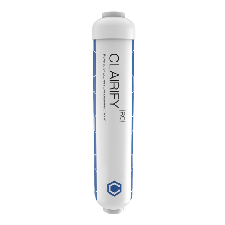 Quantum Disinfection Silver Inline Filter – 0.5 GPM Antimicrobial Post Filter (2" x 10")