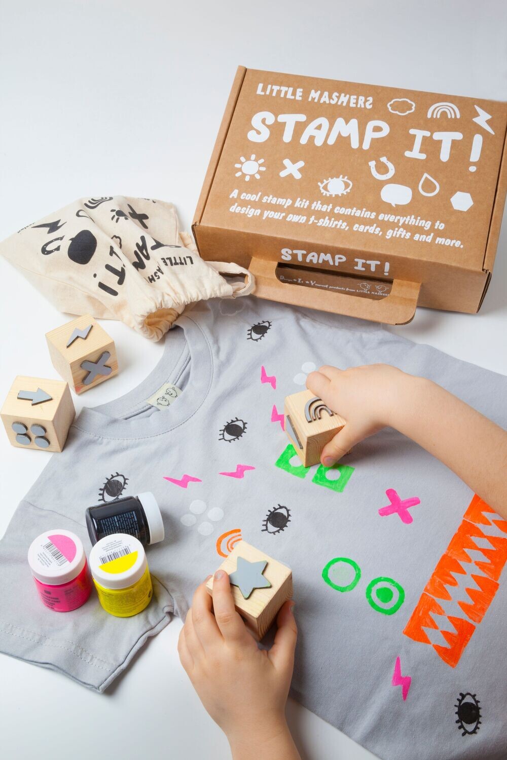 Stamp it Kit (6 t-shirts)
