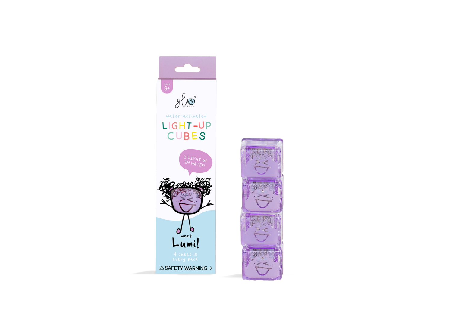 Lumi - Purple Light Up Cubes