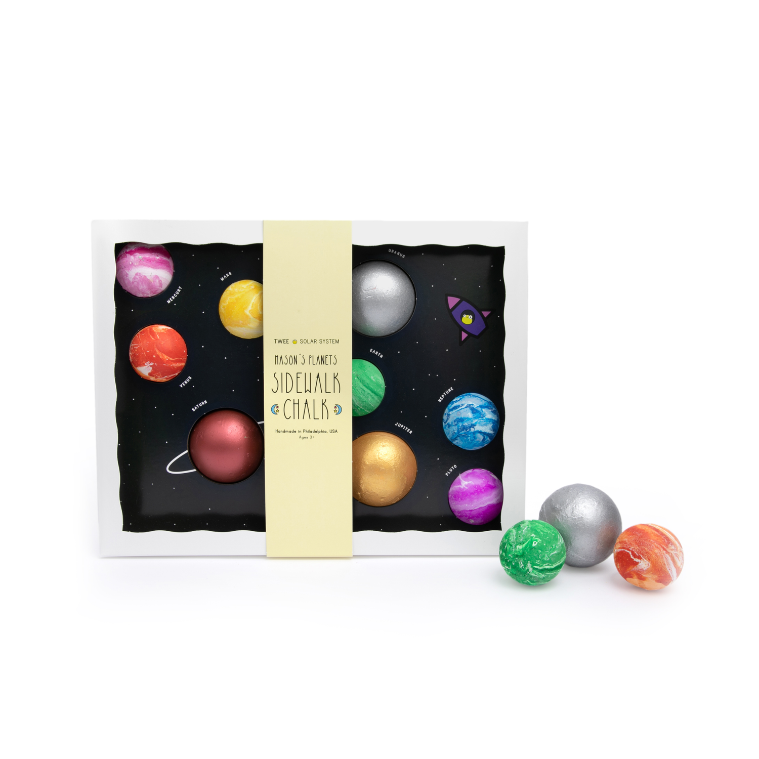 MASON&#39;S PLANETS - HANDMADE SIDEWALK CHALK