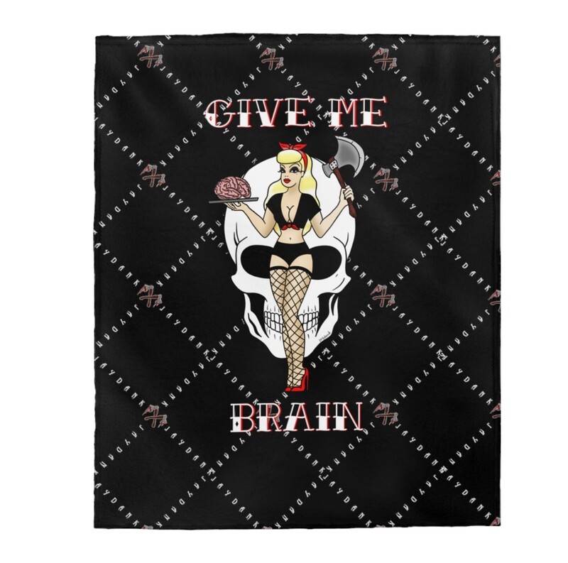 Give me BRAIN throw blanket