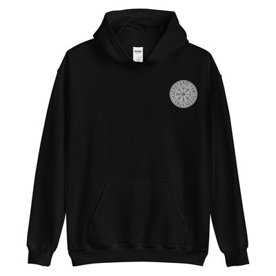 Viking Rune Embroidered hoodie