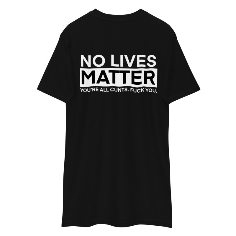 No lives (back print only)