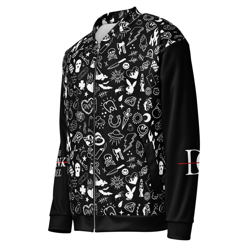 Unisex the Doodles Bomber Jacket
