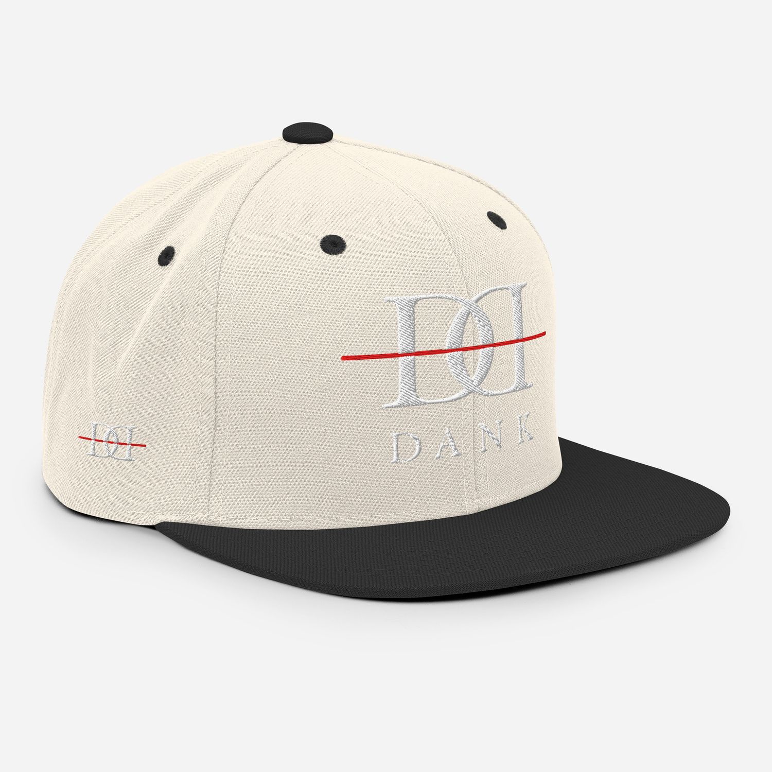DD embroidered Snapback Hat