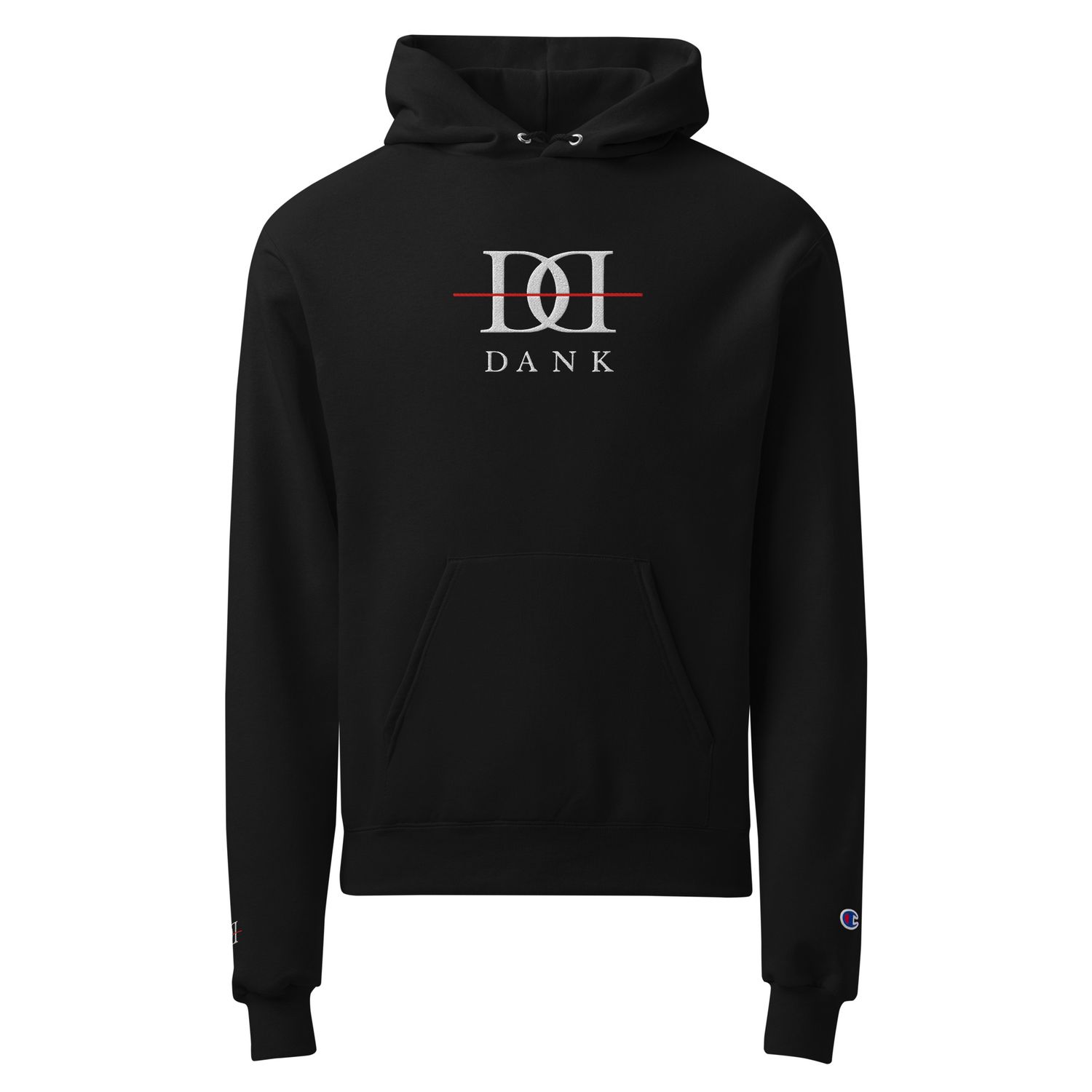 TDL x Champion logo embroidered hoodie