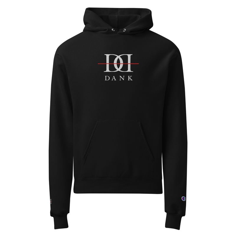 TDL x Champion logo embroidered hoodie