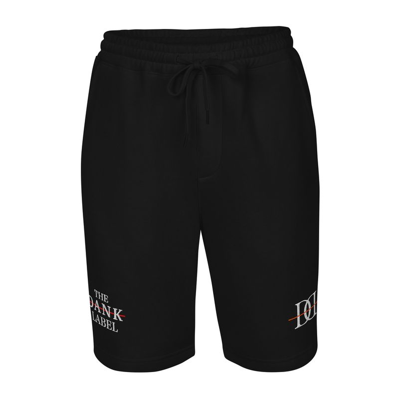 DD logo embroidered fleece shorts