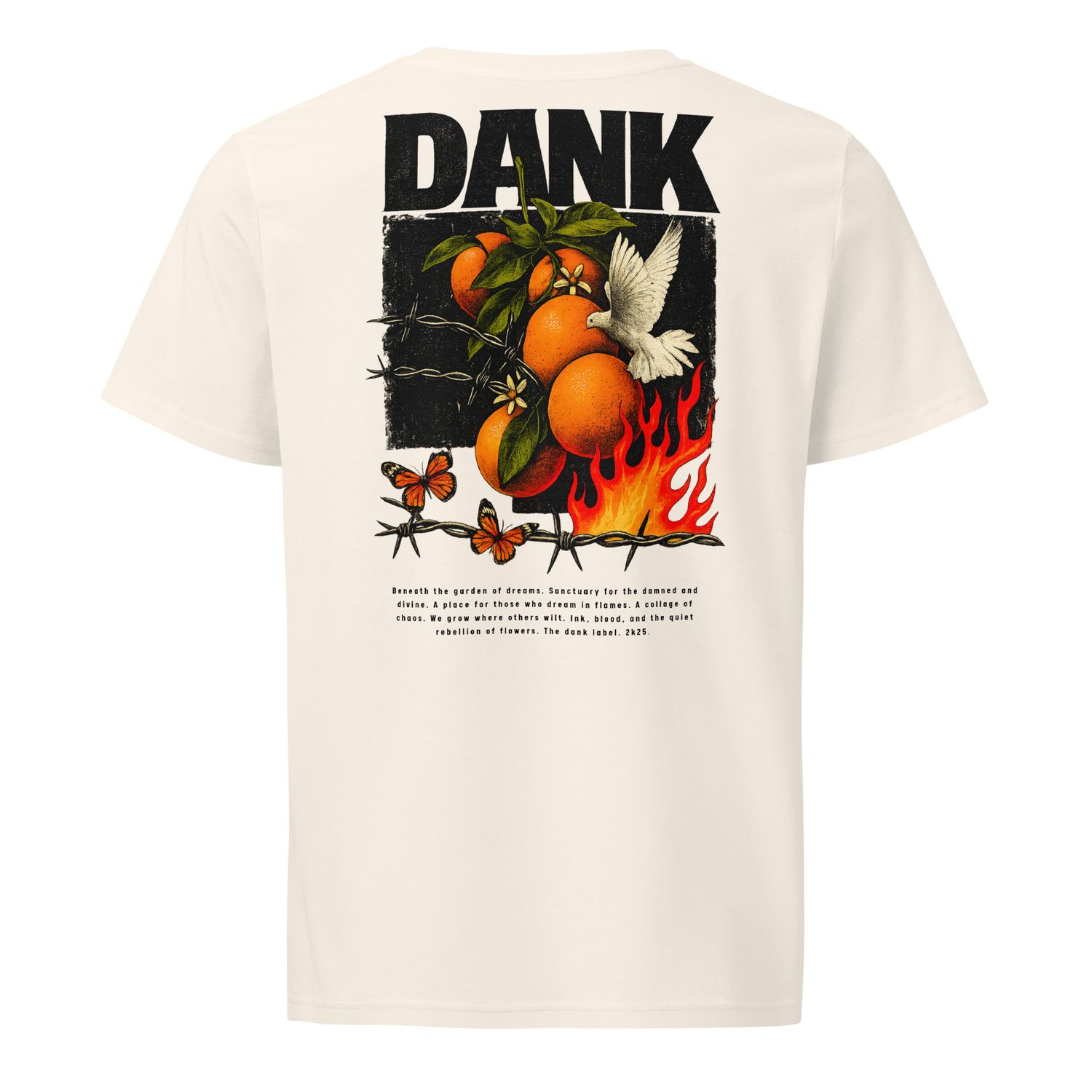 Garden of dreams organic mid-light t-shirt