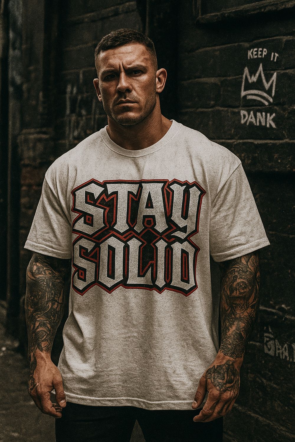 Stay solid Oversized heavyweight t-shirt