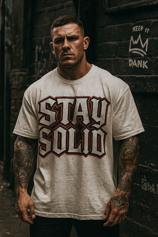 Stay solid Oversized heavyweight t-shirt