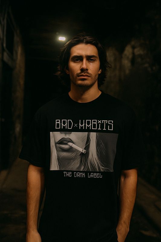 Bad Habits premium heavyweight tee