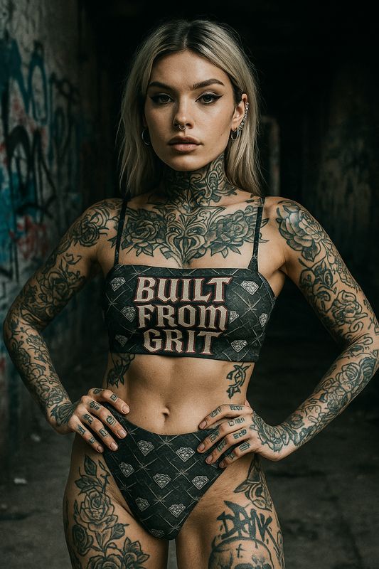 Built from Grit bandeau bikini