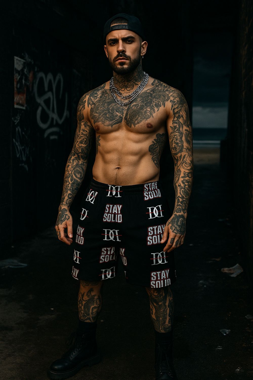 Stay Solid Swim Trunks