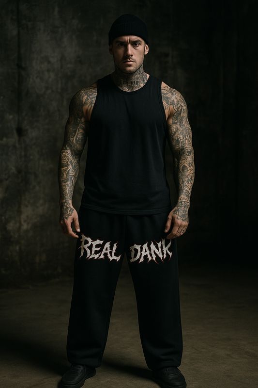 Elder emo real dank  wide-leg pants 