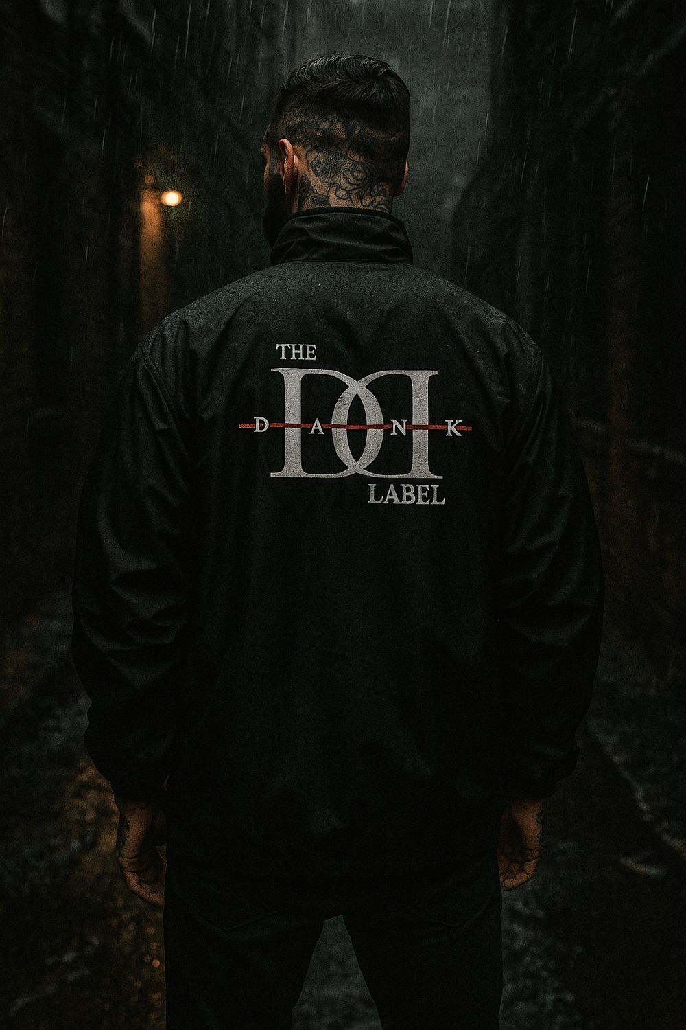The dank label embroidered windbreaker