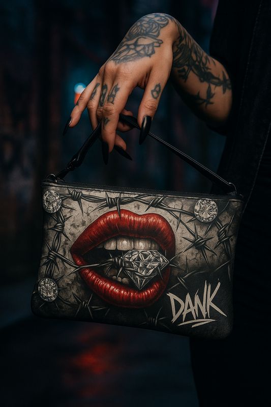 Grunge glamour crossbody bag 