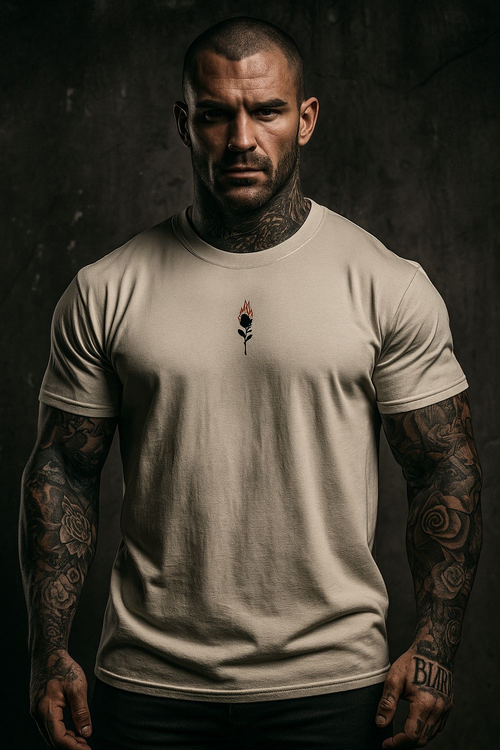 Jaydank’s tattoo garment-dyed heavyweight t-shirt