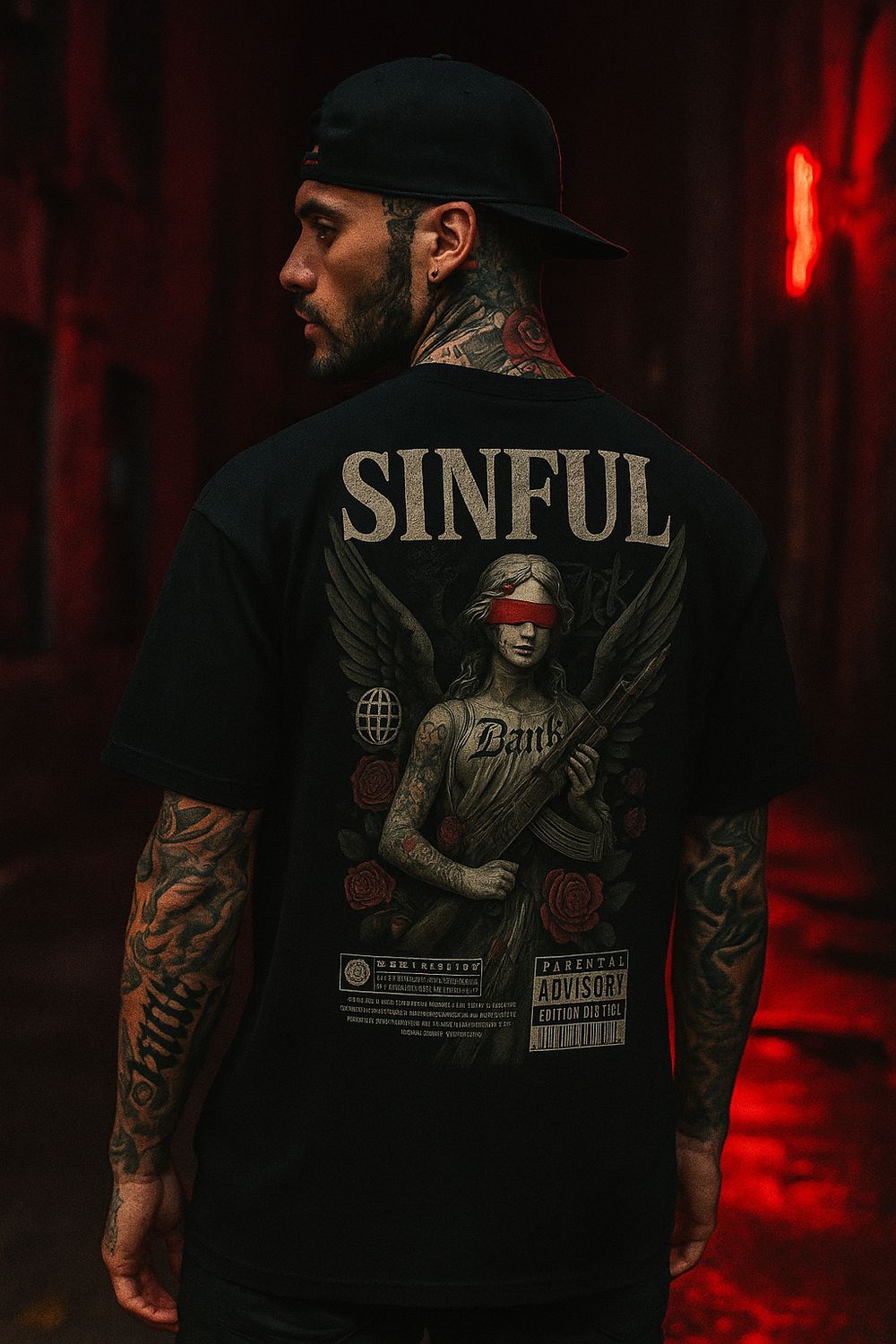 Sinful premium heavyweight tee