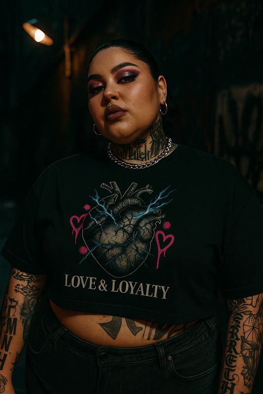 Love &amp; loyalty Women’s heavyweight boxy tee
