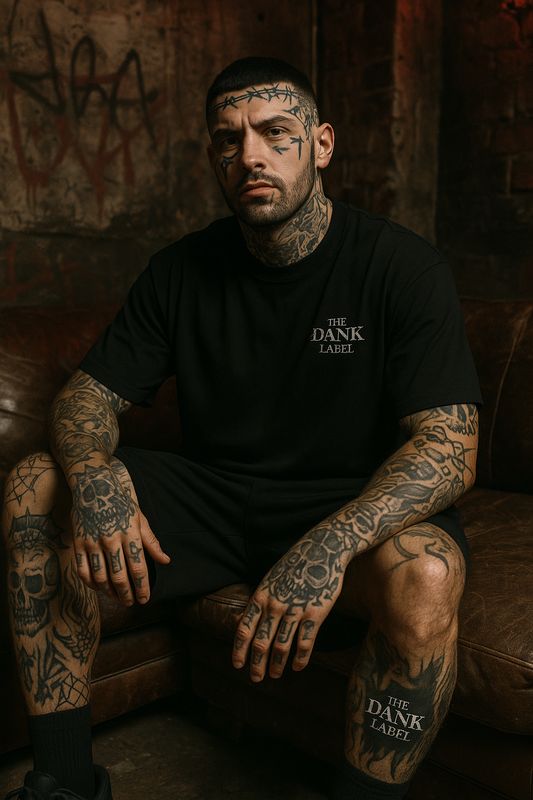 The basics embroidered premium heavyweight tee