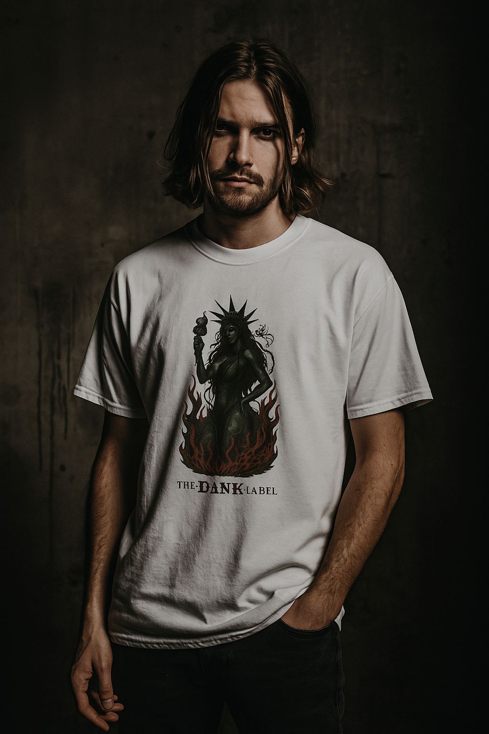 Anarchy Oversized heavyweight t-shirt