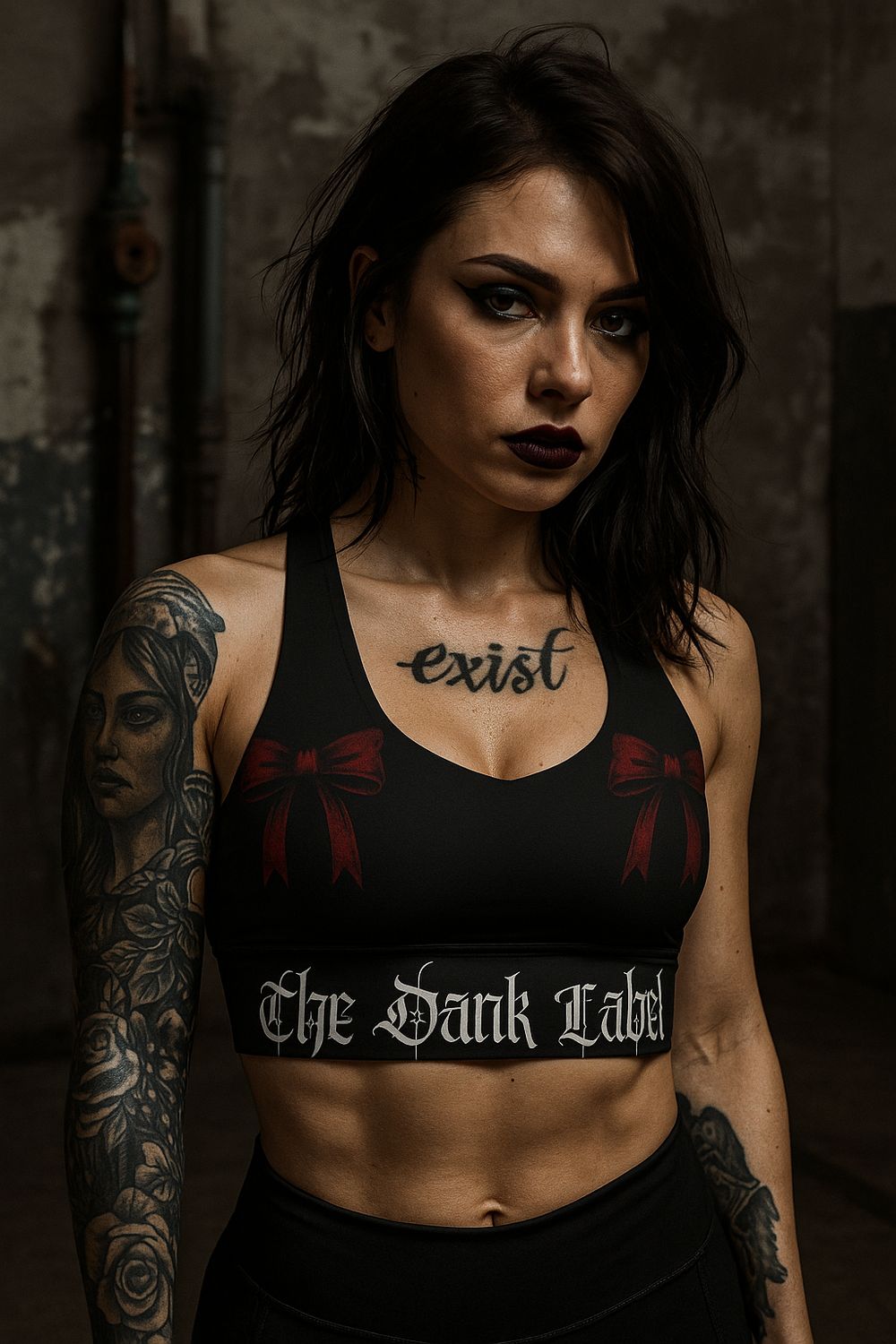 All laced up Sports Bra