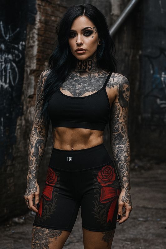All laced up Yoga Shorts