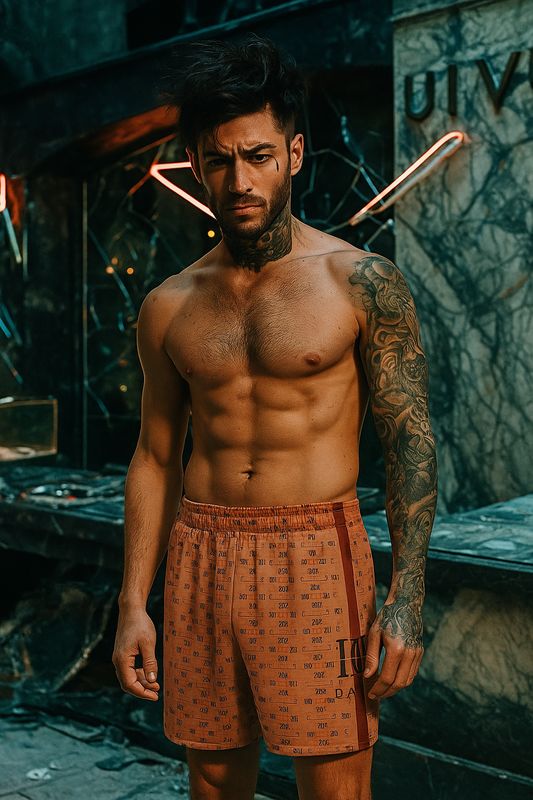 Designer dank mesh shorts