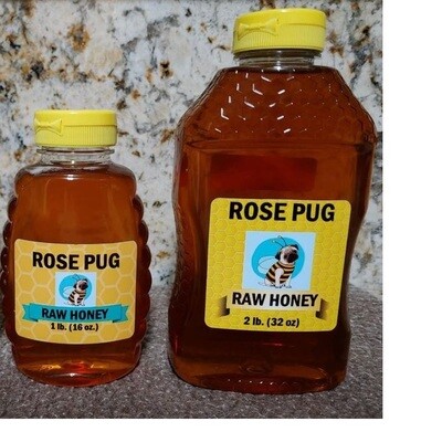 Bottled Raw Local Honey 1lb