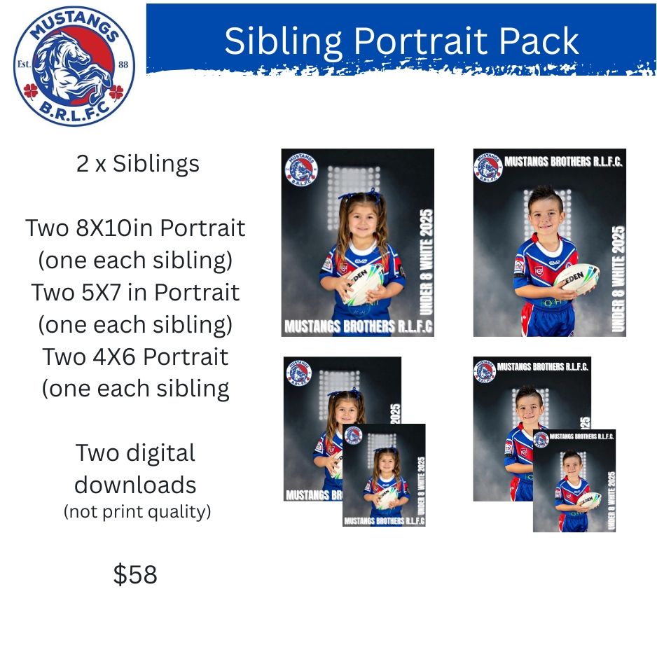 Sibling Portrait Print Package