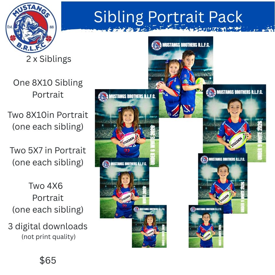 Sibling Portrait Print Package