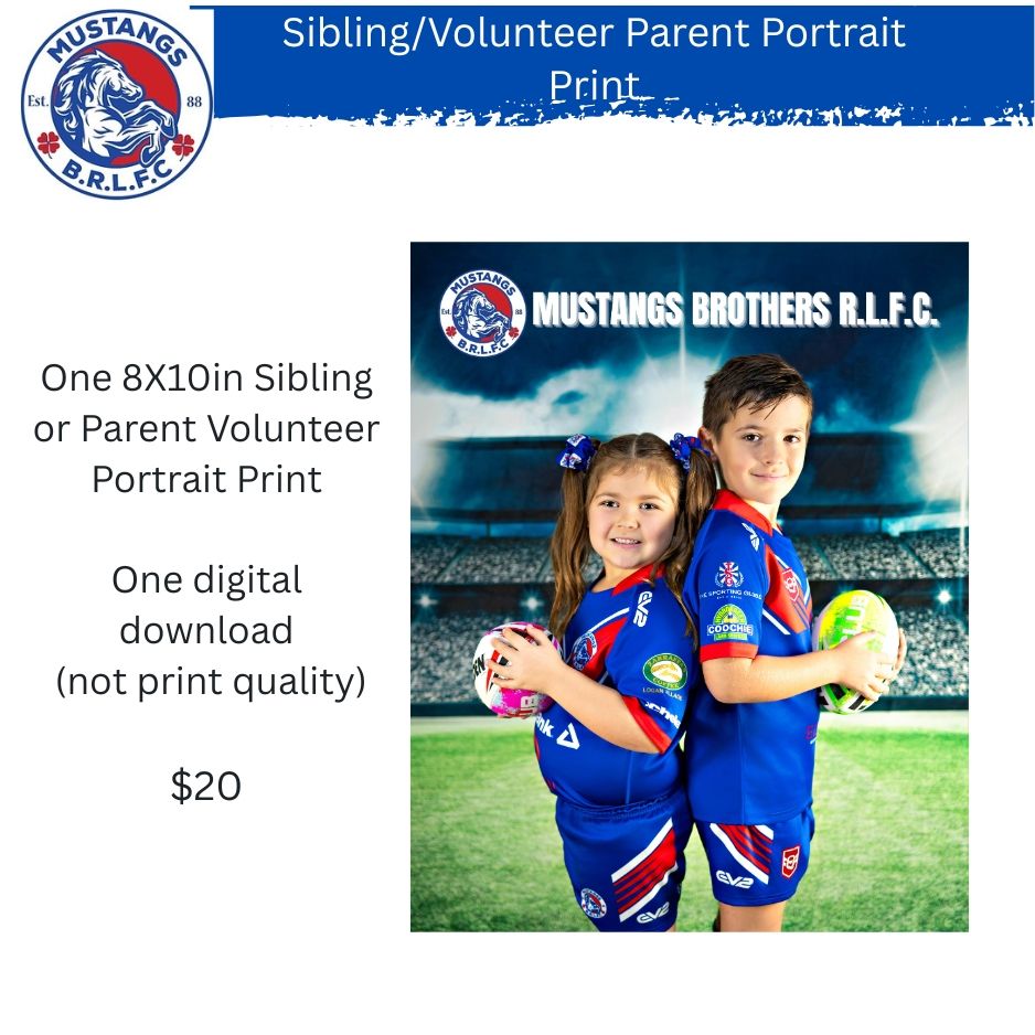 Sibling/Volunteer Portrait Print