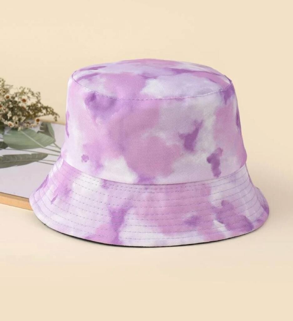 Purple Tie Dye Bucket Hat