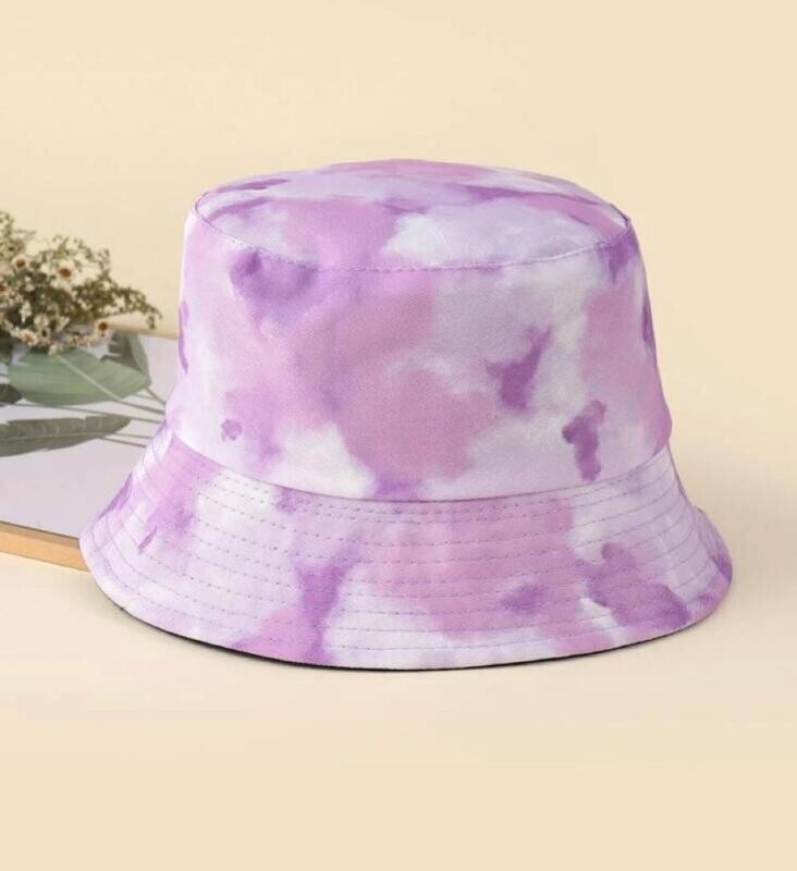 Purple Tie Dye Bucket Hat