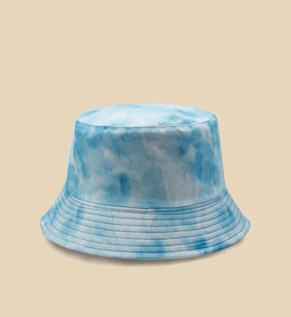 Blue Tie Dye Bucket Hat