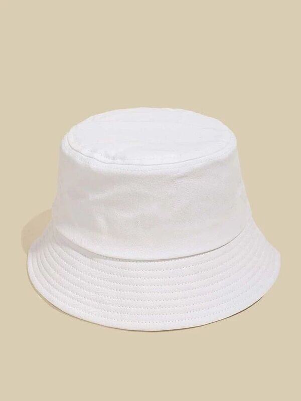 White Bucket Hat