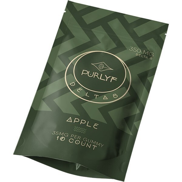 Purlyf - Delta 8 - Gummy - Apple - 350mg