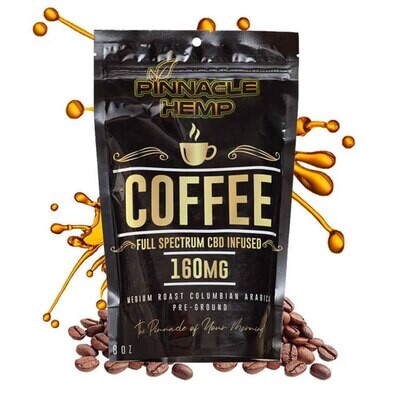 Pinnacle Hemp - CBD Coffee - Full Spectrum - 160mg