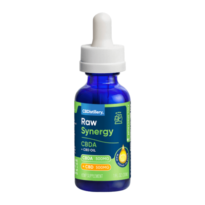 CBDistillery - Raw Synergy CBDA + CBD 1:1 Tincture – 1000mg – 30ml CBDistillery - Raw Synergy CBDA + CBD 1:1 Tincture – 1000mg – 30ml