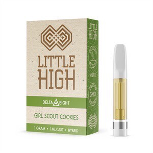 Little High - Delta 8 - Cartridge - 1000Mg - Hybrid - Girl Scout Cookies - 2 pcs Little High - Delta 8 - Cartridge - 1000Mg - Hybrid - Girl Scout Cookies - 2 pcs