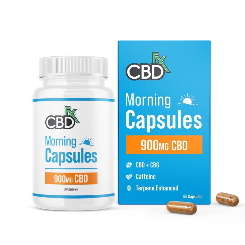 CBDfx - CBD + CBG Morning Capsules For Energy & Focus 900mg - 60 pcs CBDfx - CBD + CBG Morning Capsules For Energy & Focus 900mg - 60 pcs