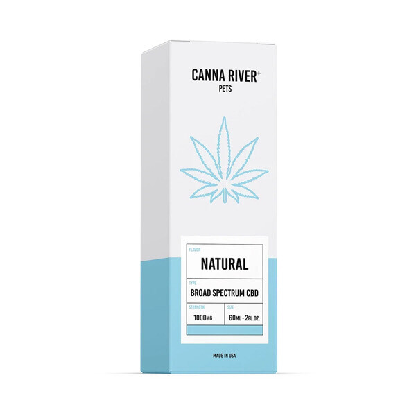 Canna River – CBD Pet Tincture – NATURAL – 1000mg – 60ml