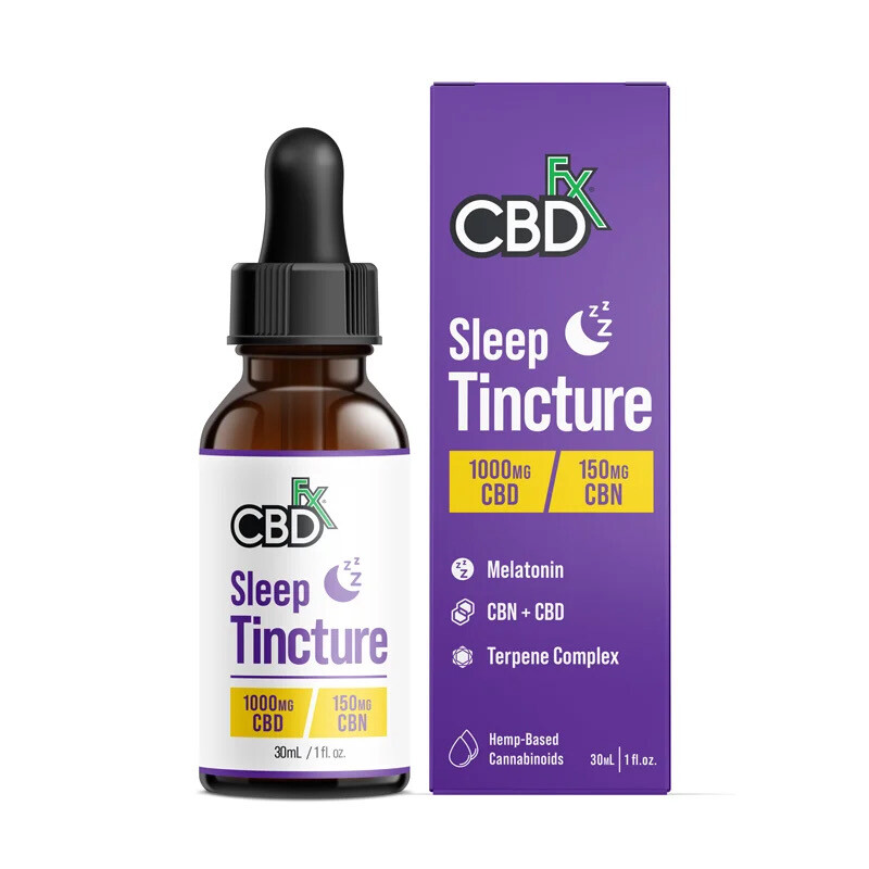 SLEEP – Melantonin + CBD 1000mg + CBN 150mg – CBDfx Oil