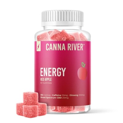 CANNA RIVER – ENERGY – Red Apple ( 1200mg / 60pcs )