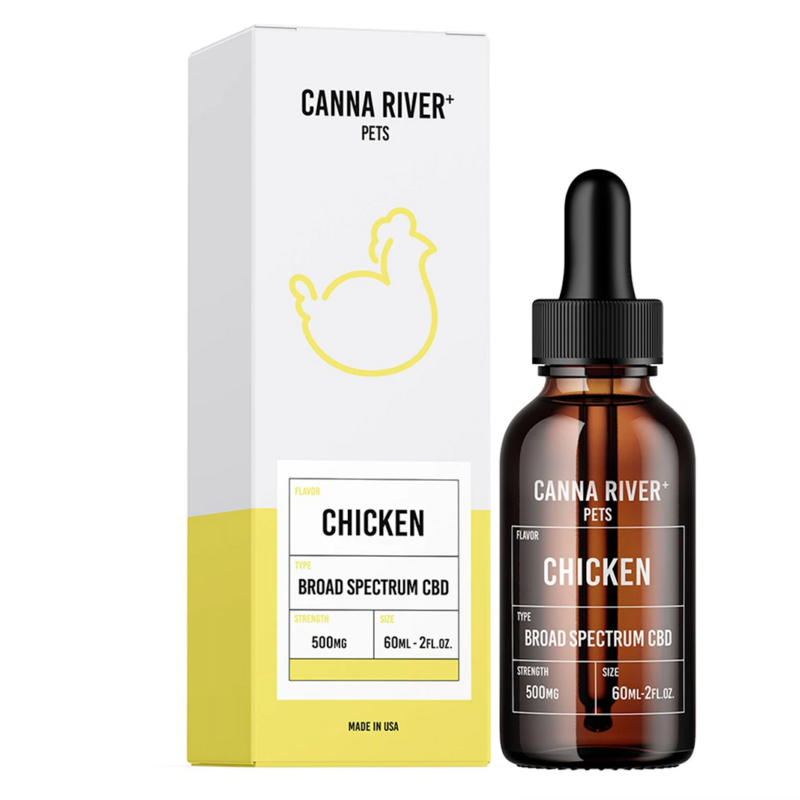 PET CBD OIL 500mg CHICKEN – CANNA RIVER
