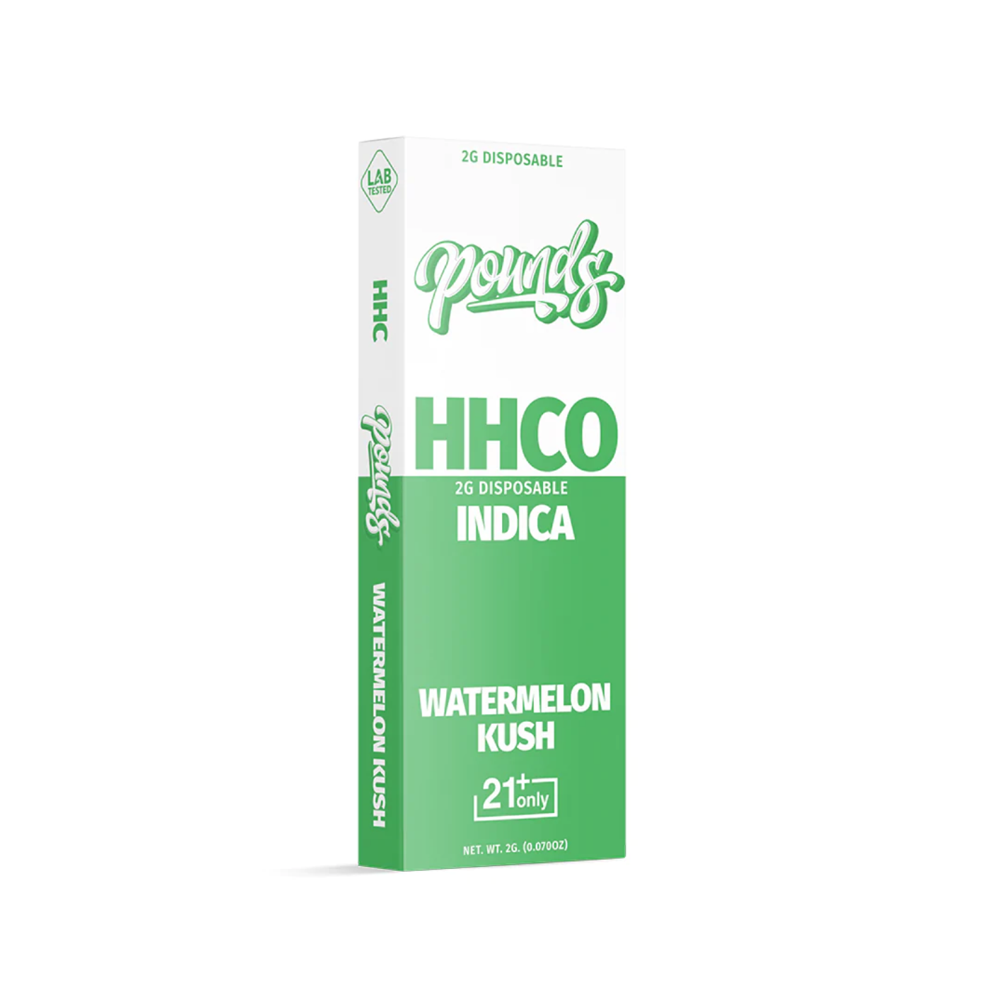 HHCO – INDICA – WATERMELON KUSH – 2G -Disposable – POUNDS