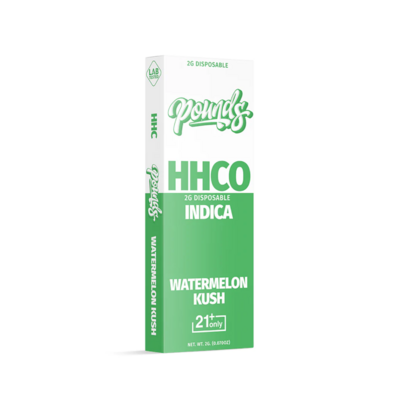 HHCO – INDICA – WATERMELON KUSH – 2G -Disposable – POUNDS HHCO – INDICA – WATERMELON KUSH – 2G -Disposable – POUNDS