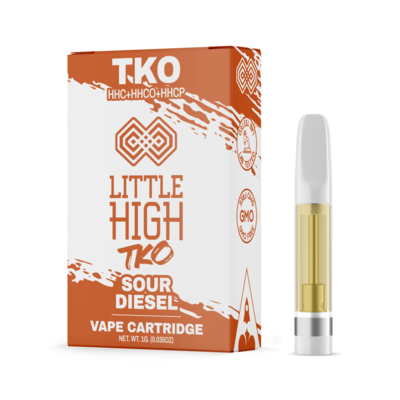 Little High - TKO - Sour Diesel - SATIVA - 1G x 2 pcs - Cartridge